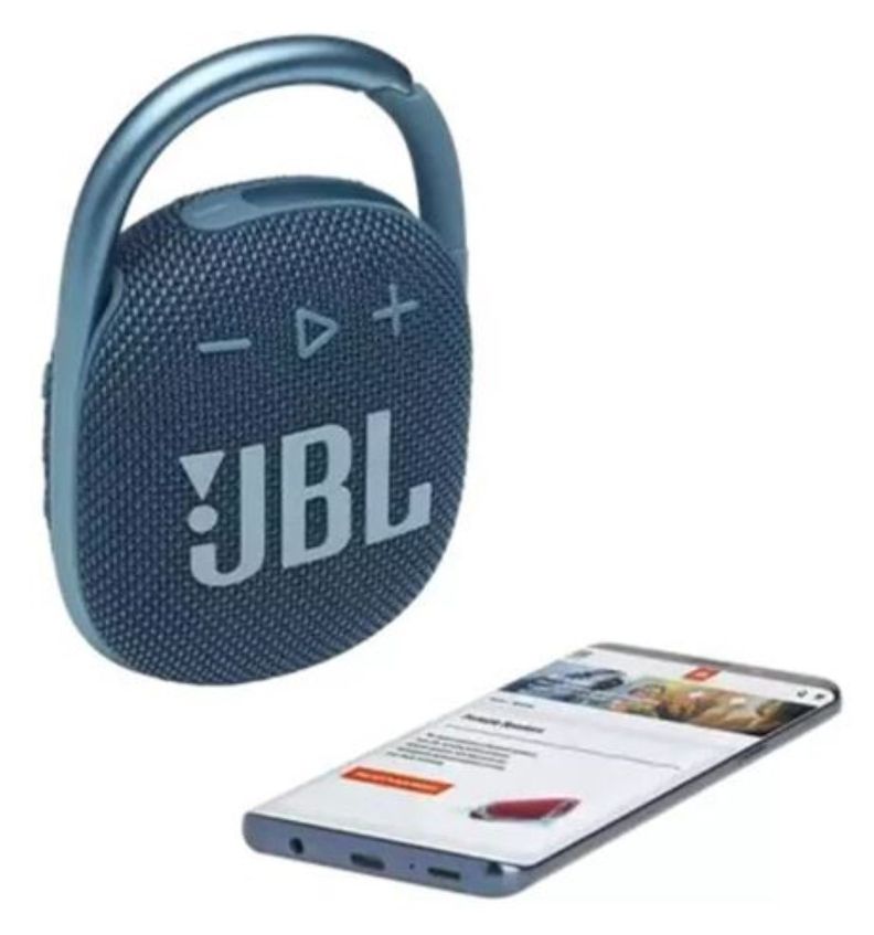 Parlante Jbl Clip 4 Bluetooth Ip67 Con Mosquetón Azul-3