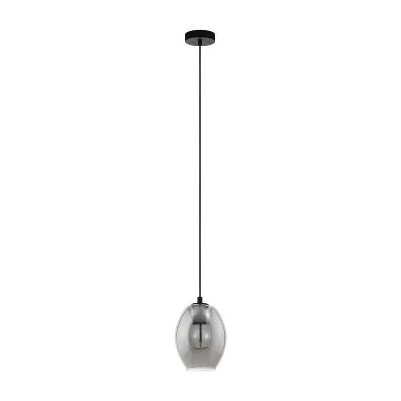 Lámpara Colgante Cadaques Vidrio Negro 1X60W E27 cod.98582-0