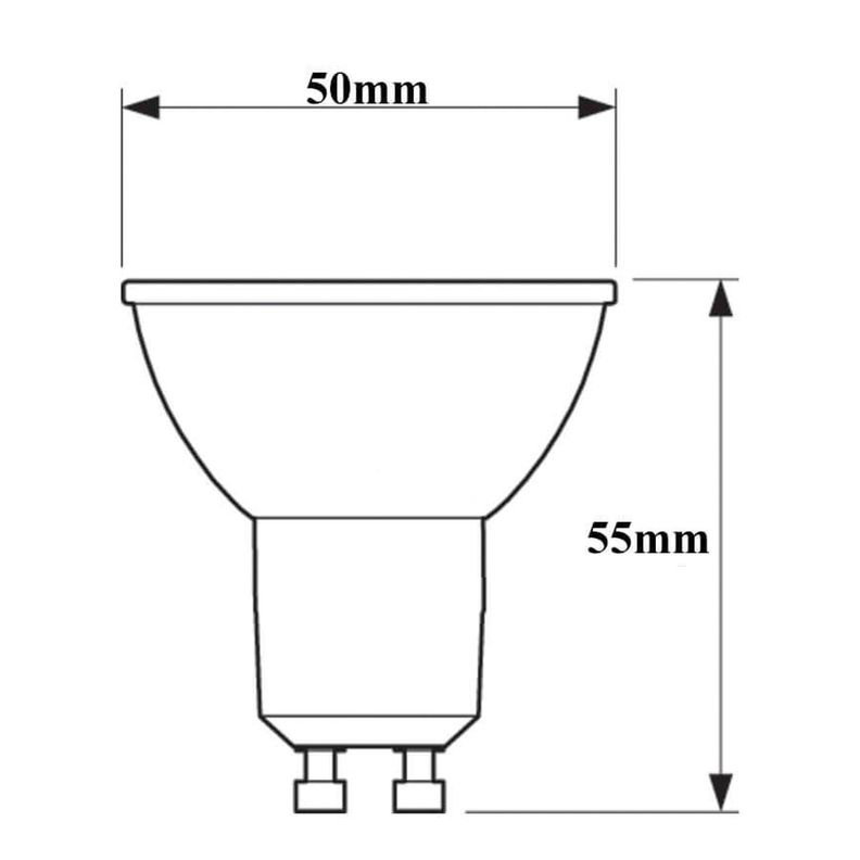 Ampolleta LED Dimeable GU-10 5,5W-3