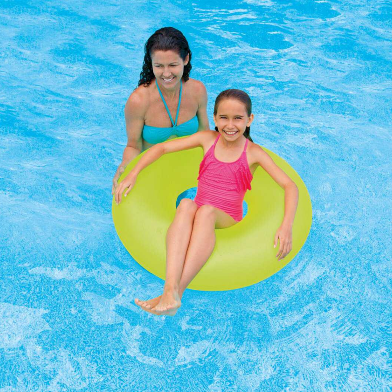 Flotador Inflable 91 Cm Neon Frost Tube Amarillo-1