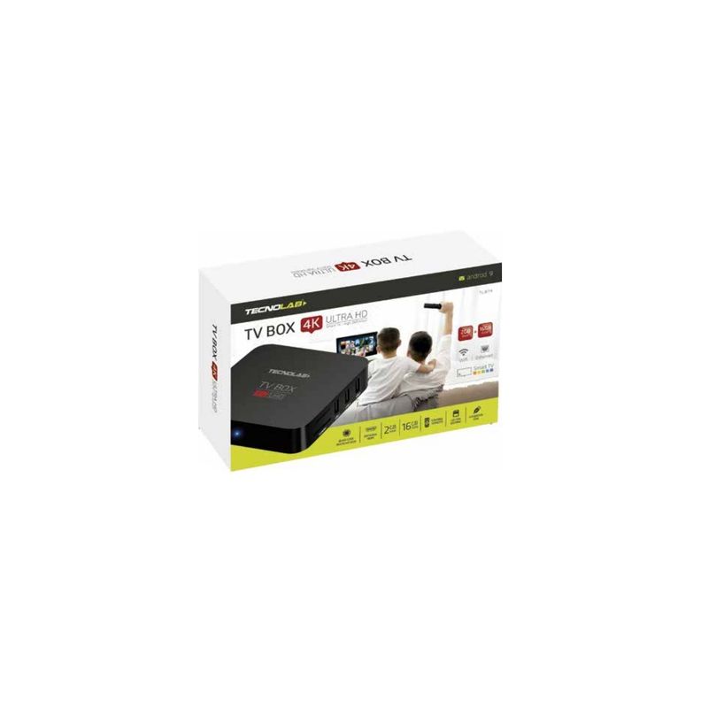 Smart Tv Box Media Streaming 4k Con Android 9 De 16gb - PuntoStore-1