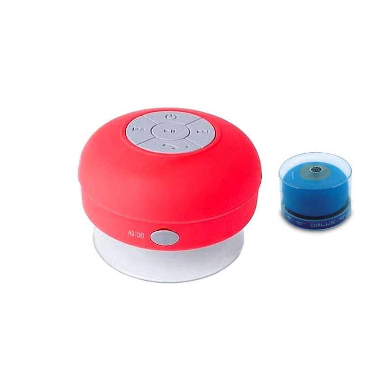Parlante Ducha Bluetooth Portátil Rosado - Ps-1