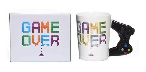 Taza Tazón Joystick Game Over Mug Ceramica-2