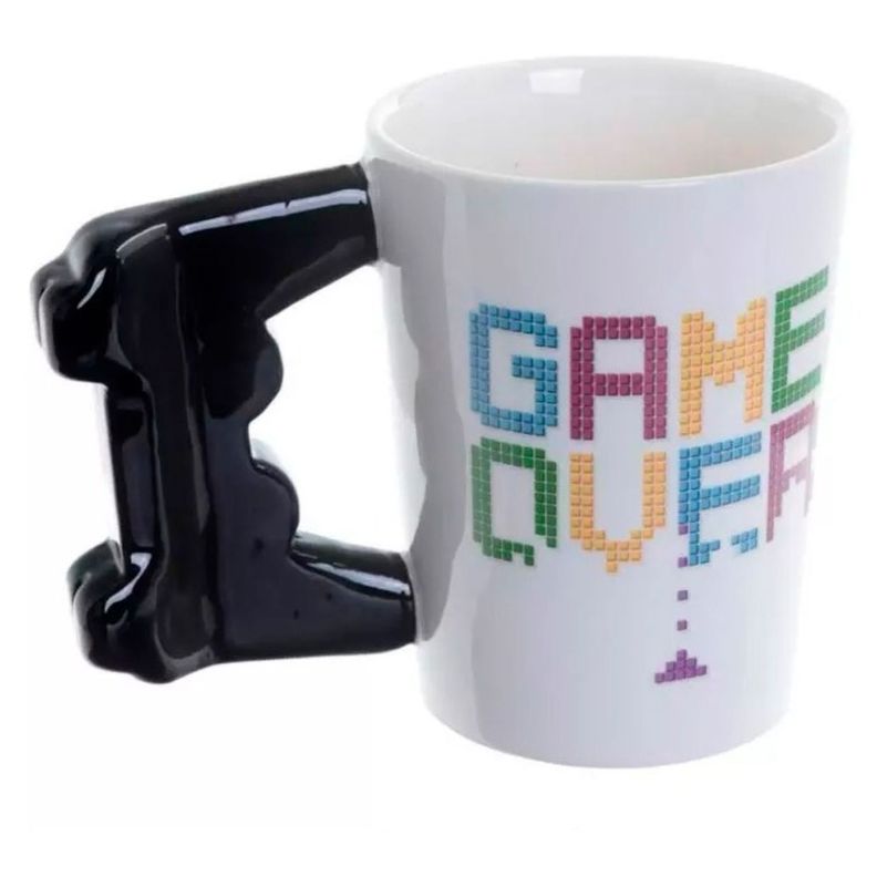 Taza Tazón Joystick Game Over Mug Ceramica-7