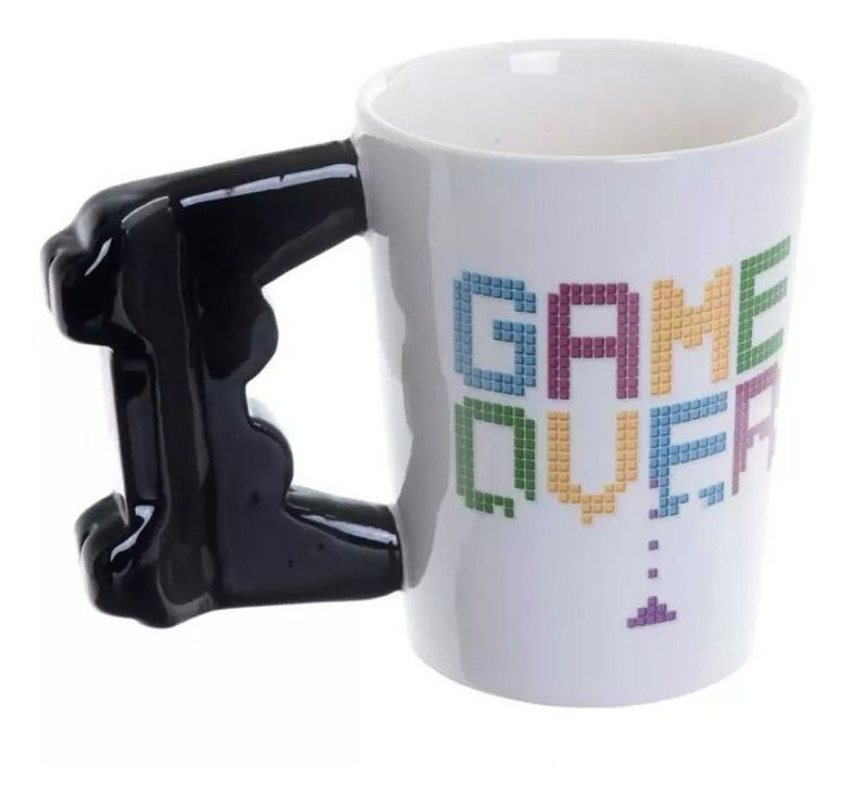 Taza Tazón Joystick Game Over Mug Ceramica-4