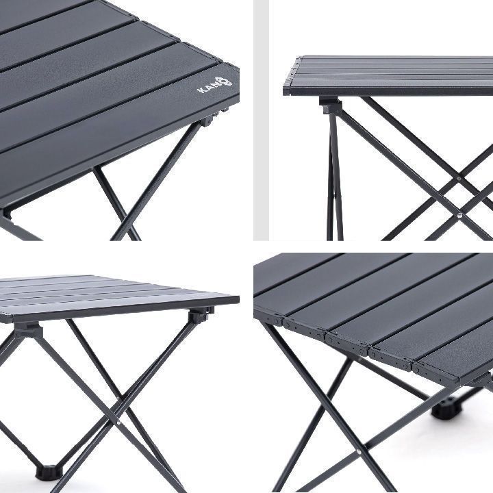 Mesa Plegable Ultraliviana Para Camping Negro Kano-3