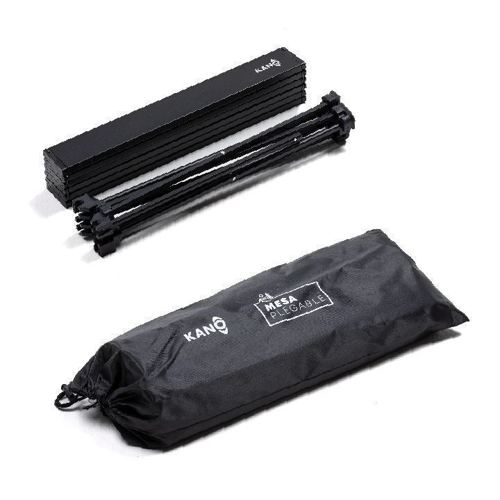 Mesa Plegable Ultraliviana Para Camping Negro Kano-4