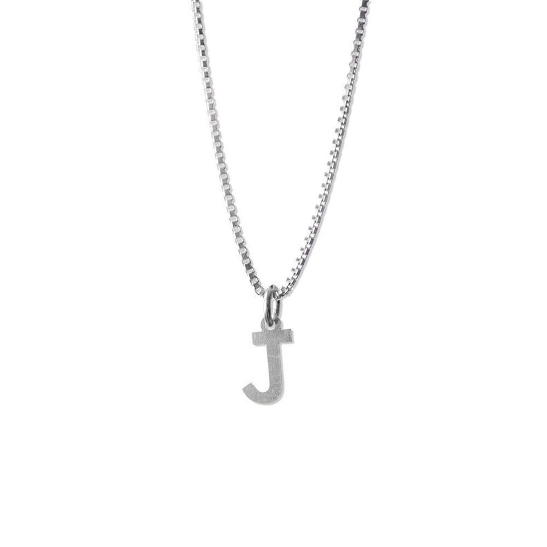 Cadena De Plata Mujer Con Inicial J - MABELITA-0