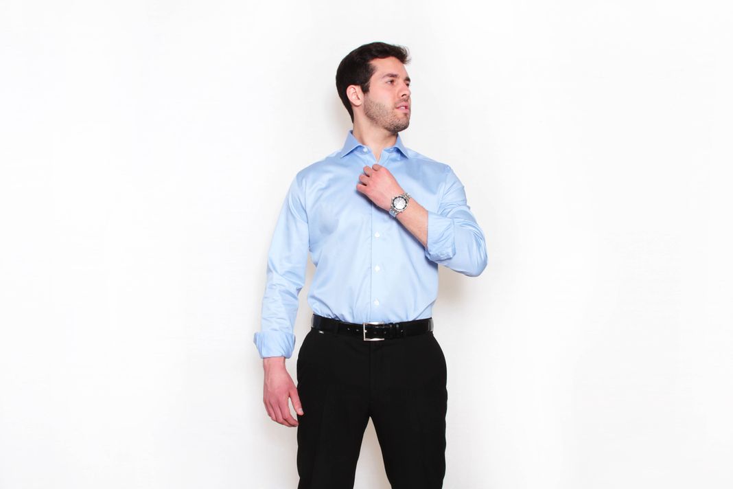 Camisa Premium Celeste-0