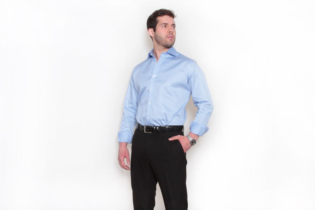 Camisa Premium Celeste-3