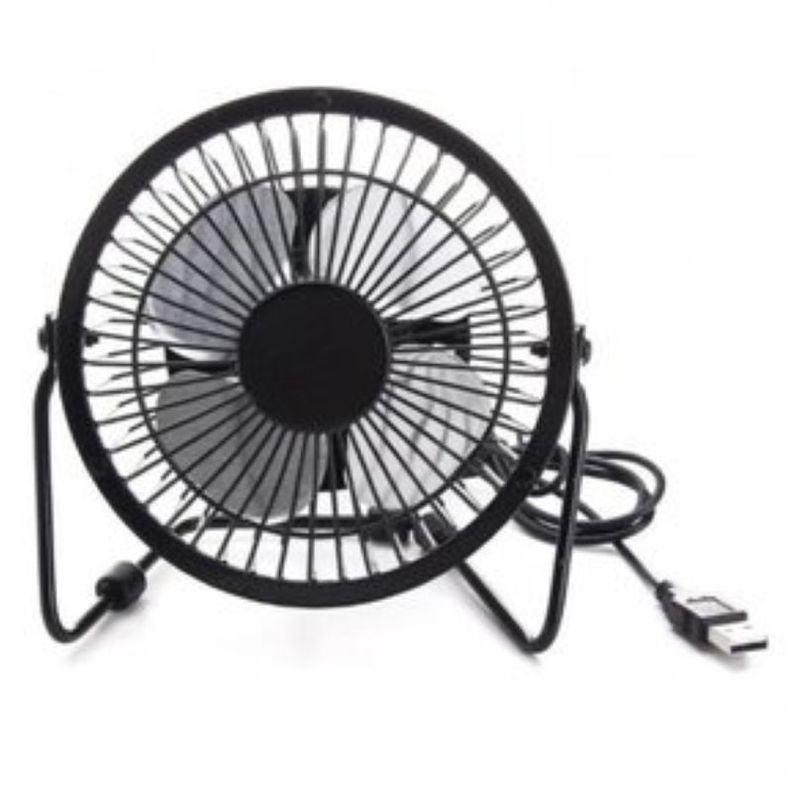 Ventilador Usb Pc Escritorio Casa Negro-0