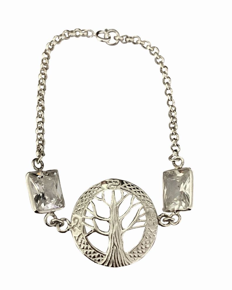 Pulsera de plata 925 y Circón-0