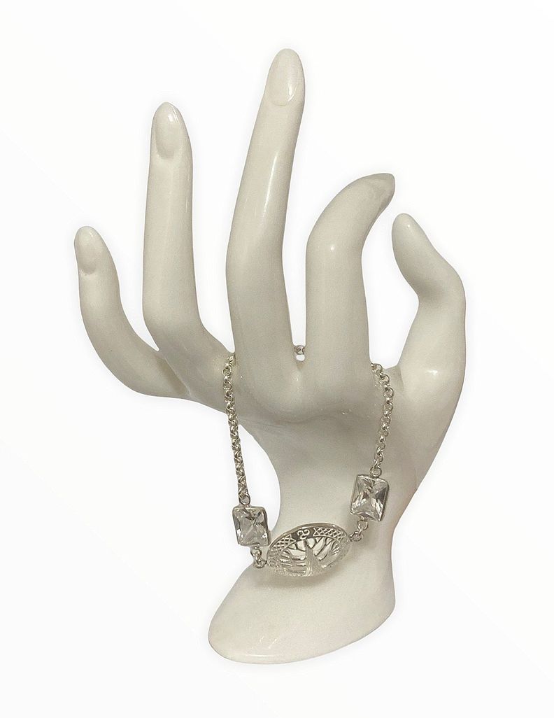 Pulsera de plata 925 y Circón-1