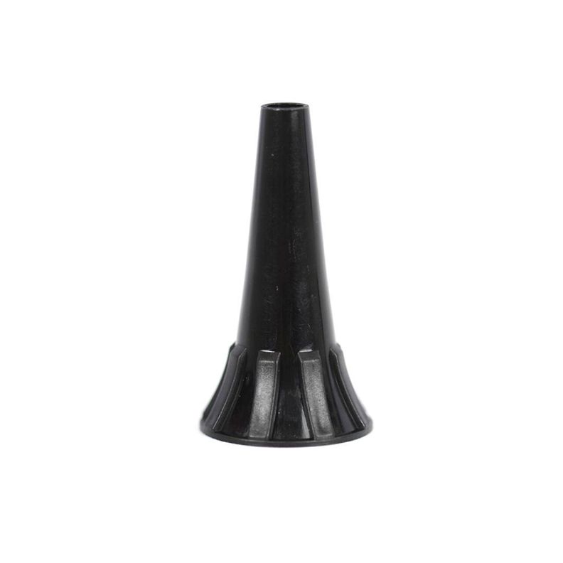 100 Unidades De Especulos O Conos Para Otoscopios Riester 2,5 mm Negro