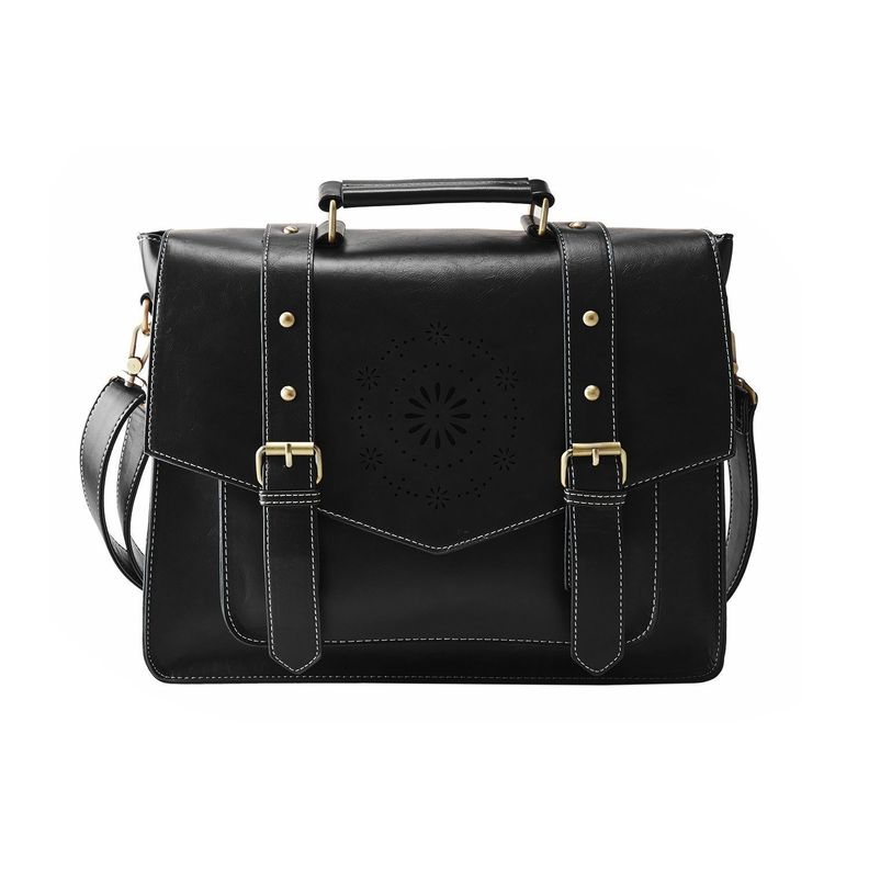 Ecosusi Maletín & mochila CLASSIC para laptop 15.6"- negro-0
