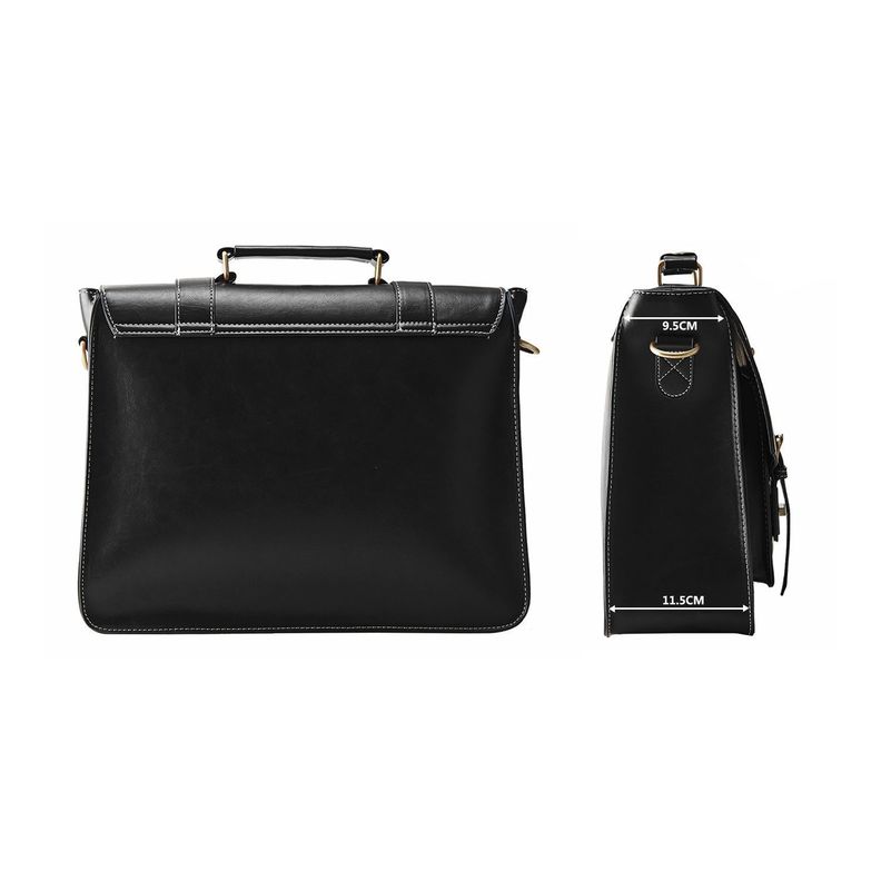 Ecosusi Maletín & mochila CLASSIC para laptop 15.6"- negro-1