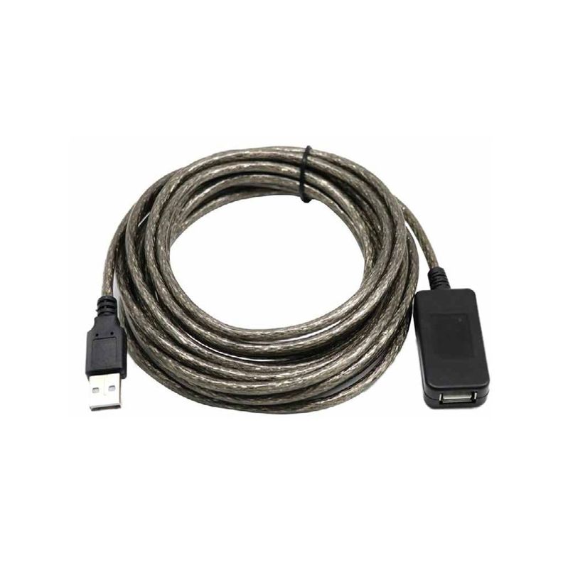 Cable Extensión USB Macho a Hembra Con Amplificador 5mts-0
