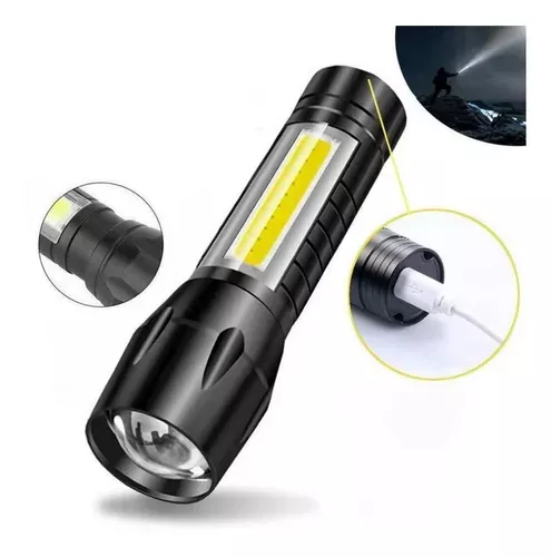 Mini Linterna Recargable Usb De Alta Potencia-3