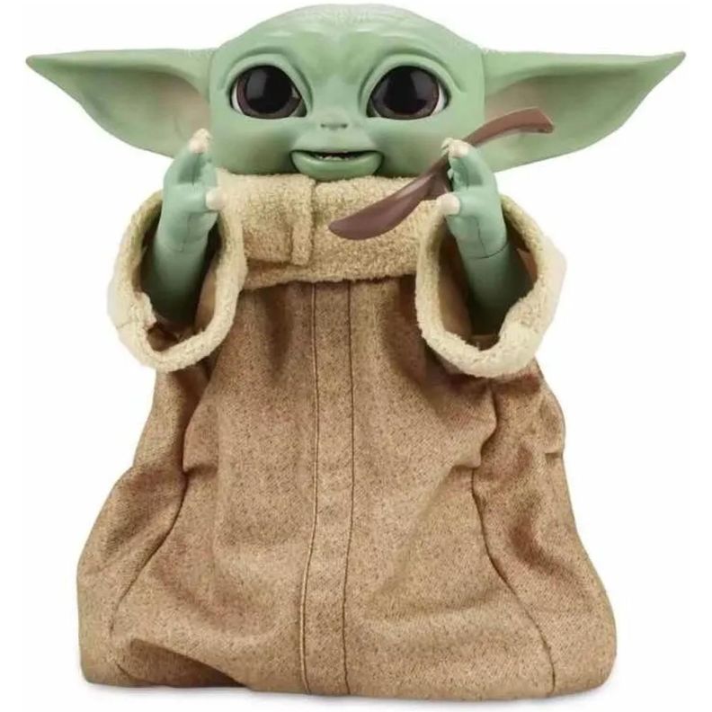 Juguete Figura De Accion Baby Yoda Interactivo Star Wars Hasbro-1