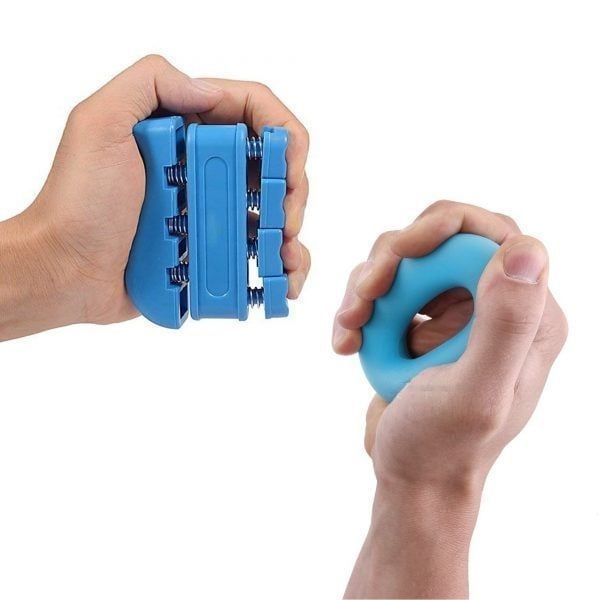Pack 8x Hand grip, Digiflex, Anillos extensores gel de masaje-1