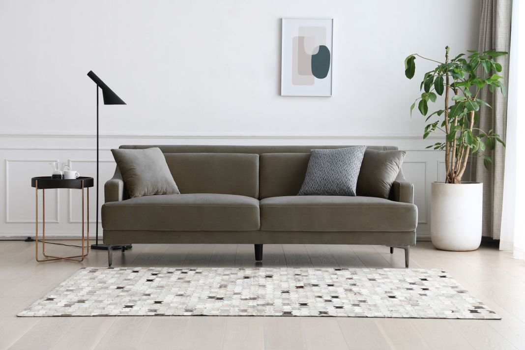 SOFA FACUNDO 3CP VELVET GRIS-1