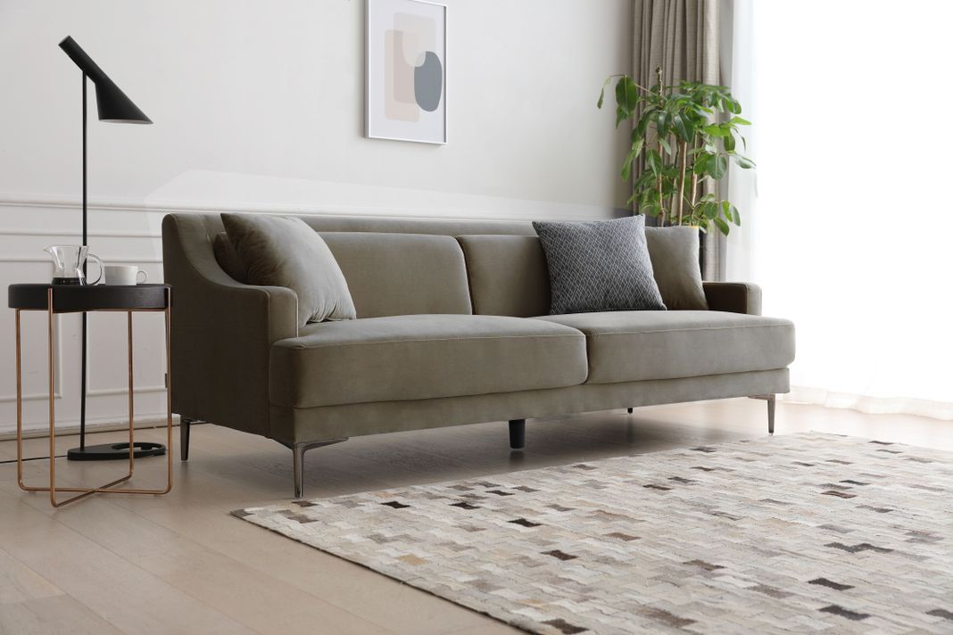 SOFA FACUNDO 3CP VELVET GRIS-4