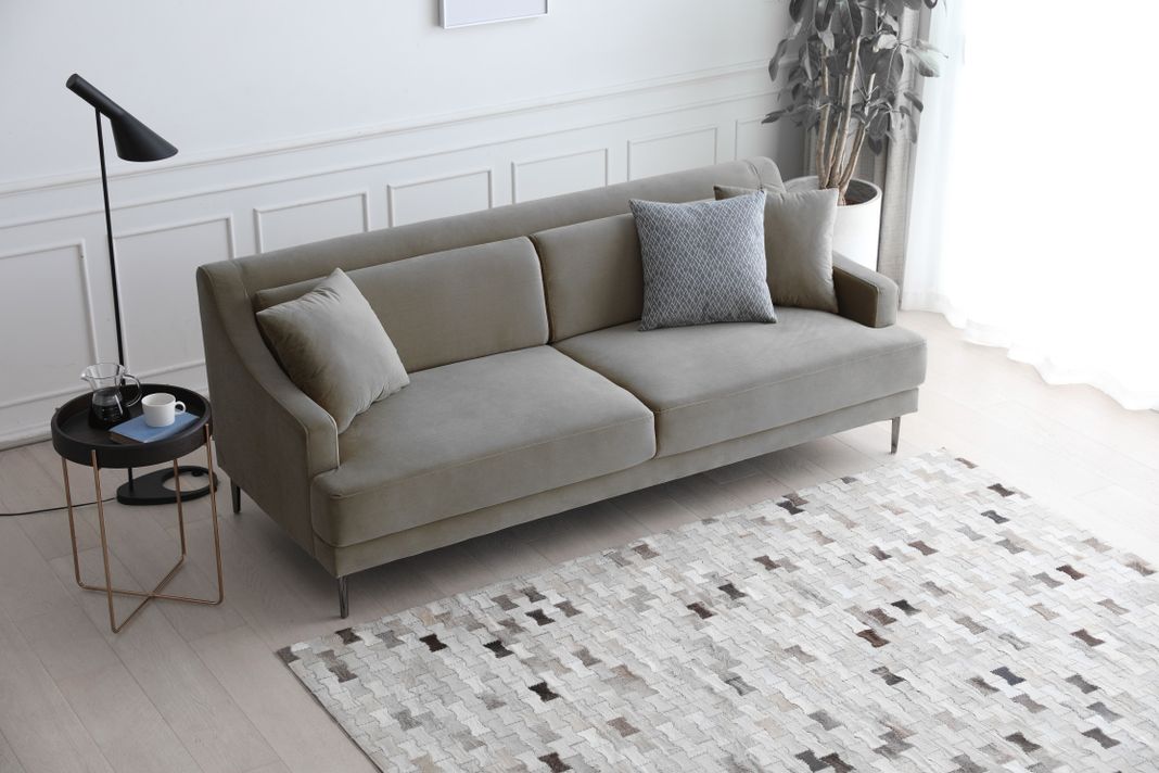 SOFA FACUNDO 3CP VELVET GRIS-6