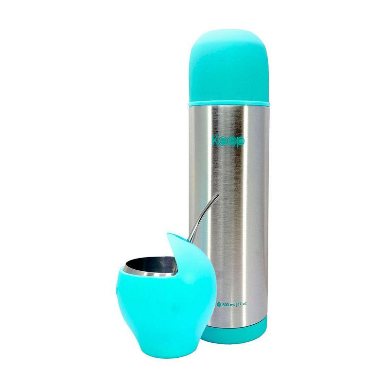Set Para Mate: Incluye Termo y Matero Rosado - Keep-6