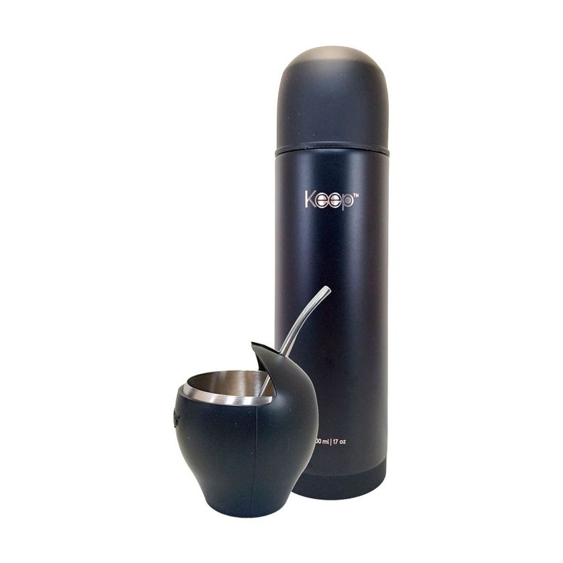 Set Para Mate: Incluye Termo y Matero Rosado - Keep-3
