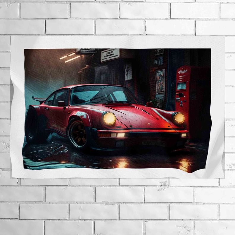 Tela Impermeable Estampada Carros D23 50cm x 70cm-0