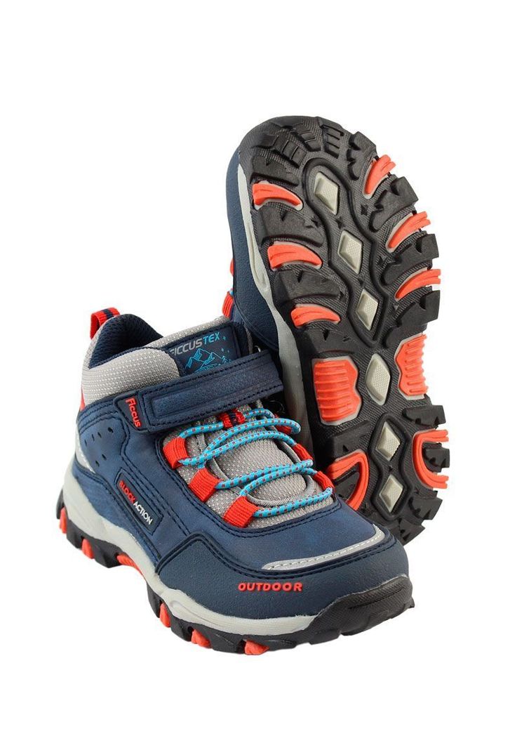Zapatilla outdoor caña ficcustex a caminar niño 887-3