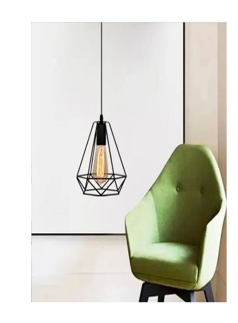 lampara colgante forma de diamante-1
