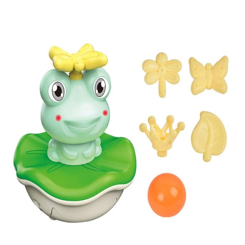 Juguete Para Tina Rana Lanza Agua Flotante Para Bebes-1
