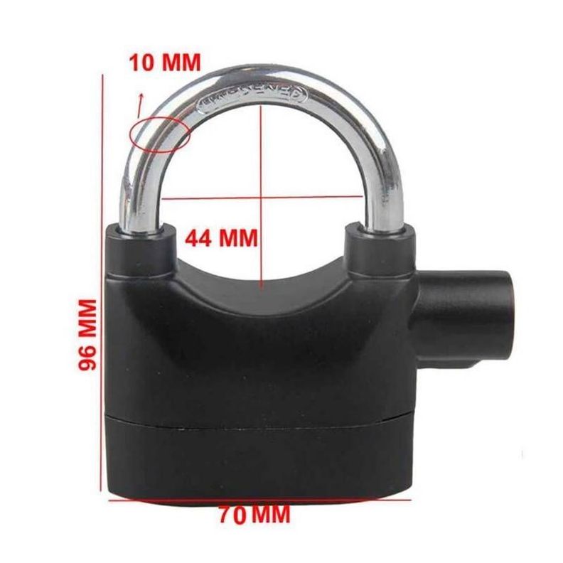 Candado De Alarma Antirrobo Para Motos Y Bicicletas -5