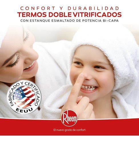Termo eléctrico de piso 114 litros 220V Rheem-3