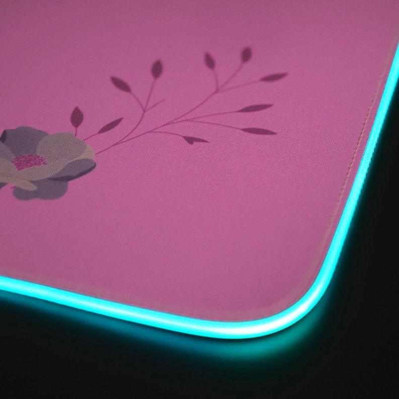 Mouse Pad Gamer Led Profesional Ktana Rosado-1