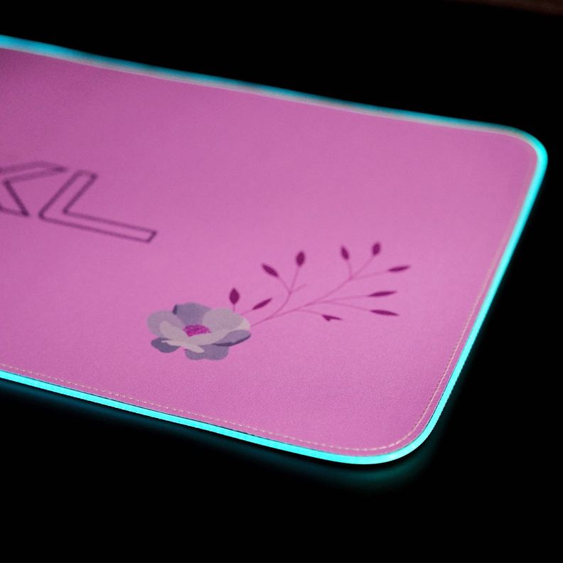 Mouse Pad Gamer Led Profesional Ktana Rosado-2