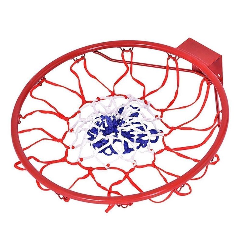 Aro de Basketball Tamaño Oficial 45 cm Acero Rojo-5