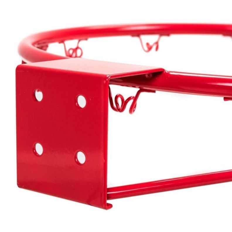 Aro de Basketball Tamaño Oficial 45 cm Acero Rojo-4