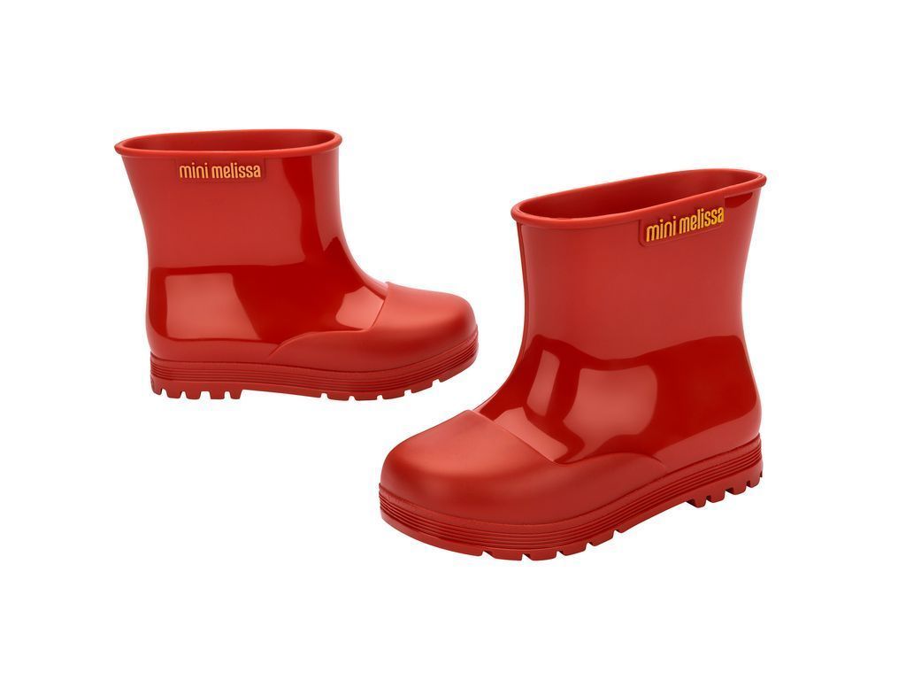Botas de agua Bebé Welly Rojo Mini Melissa-3