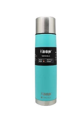 TERMO BALA 0.5L RUBBER KEEP celeste-0