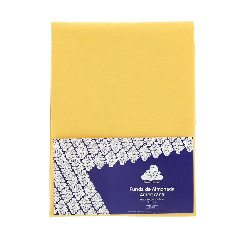 Set De 2 Funda 50X70 Cm c/u Amarillo-2