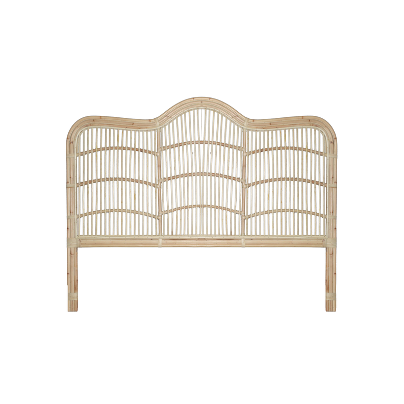 Respaldo de cama tipo montaña rattan 178 cm-0