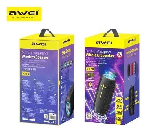 Altavoz Inalámbrico Impermeable Y370 10Wx2-2