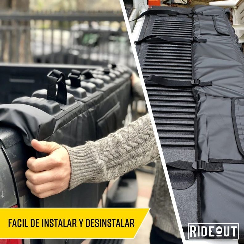 Portabicicletas Para Portalon Camioneta Pick-up Pad Flyrock-4