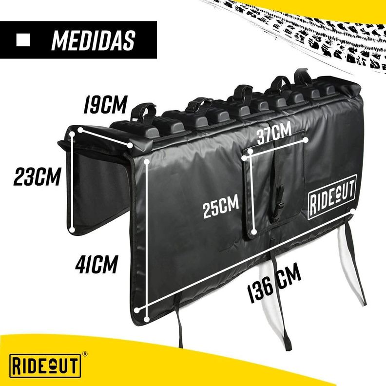 Portabicicletas Para Portalon Camioneta Pick-up Pad Flyrock-5