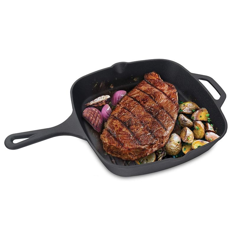 Plancha Cuadrada Grill Hierro Fundido Jim Beam-1