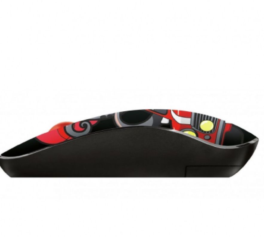Mouse Inalámbrico Con Clics Silencioso Trust Rojo-2