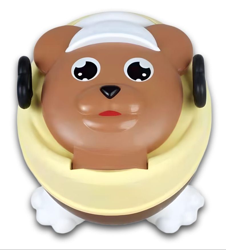 Pélela  Musical De Oso Bebe Café Con Material Resistente-0