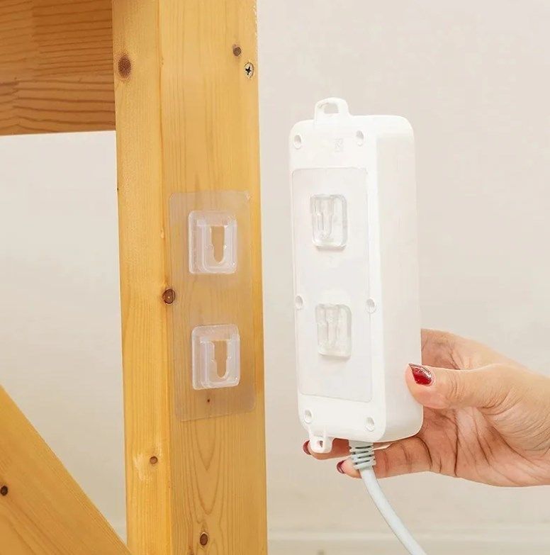Pack 10 Ganchos De Pared Adhesivos De Doble Cara (20 Piezas)-7